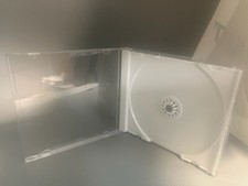 25 NEW 10.4MM SINGLE STANDARD CD JEWEL CASES W/WHITE TRAY W/CDA SH001PK CDA