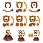 Halloween Lion Dress up Costume Animal Costume for Kid Birthday