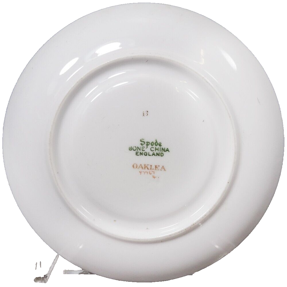 OAKLEA RED Y7767 by Spode Demi Saucer 4.75
