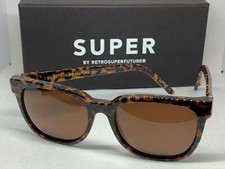 RetroSuperFuture 6IP People Havana Materica Frame Size 53mm Sunglasses NIB