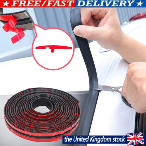 6.5FT 2M Rubber Car Front Rear Windshield Panel Seal Strip Sealed Moulding Trim