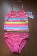 New Girls Size Small 6/6X 2 Piece Tankini Swimsuit