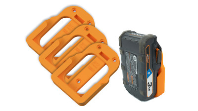 TripleD PowerSlide Pro Battery Mount 3D Printed for Ridgid Power Tools - 3 Pack