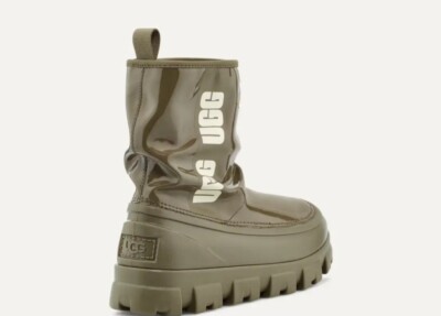 UGG Women's Classic Brellah Mini Boot Green size7 | eBay
