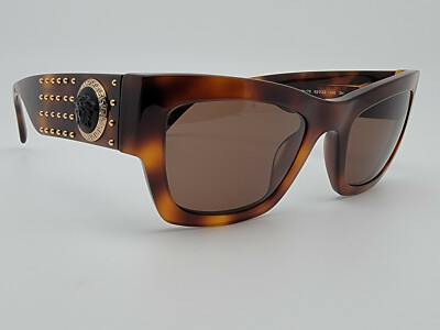 Versace Mod. 4358 5296/73 Tortoise Medusa Frame Brown Lens  display picture 3