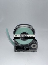 Genuine Epson 212BWPX 1/2" Black on White PX Tape