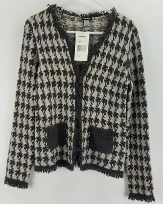 Gerry Weber Women's Knit Style Cozy Jacket Size 6 Front Pockets NWT