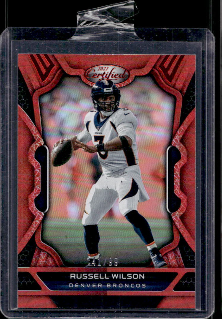 2022 Panini Certified Russell Wilson Mirror Red #41/99 Broncos