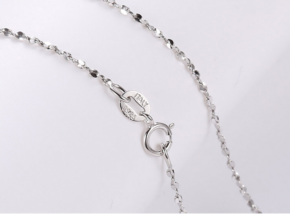 In Stock]100% Real 925 Sterling Silver Gold Necklace Gold Plated Different Style Length 5 Style 18k Gold Clavicle Chain Wholesale Box Chain I.504367878