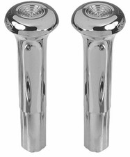 Smooth Chrome Door Lock Knob Set For 1968-1973 Gto Chevelle 442 Skylark Cutlass