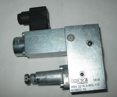 HAWE Hydraulic HSV 22 R 3-WG 110 Lifting/Lowering Valve Type HSV