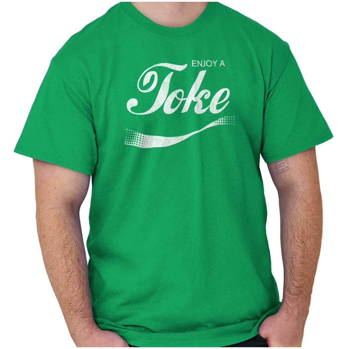 Funny Marijuana 420 Stoner T-Shirt For Men & Women - Toke A Bowl Humor Unisex Crewneck Tee