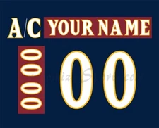 Atlanta Thrashers Customized Number Kit For 2003-2006 Home Uniform