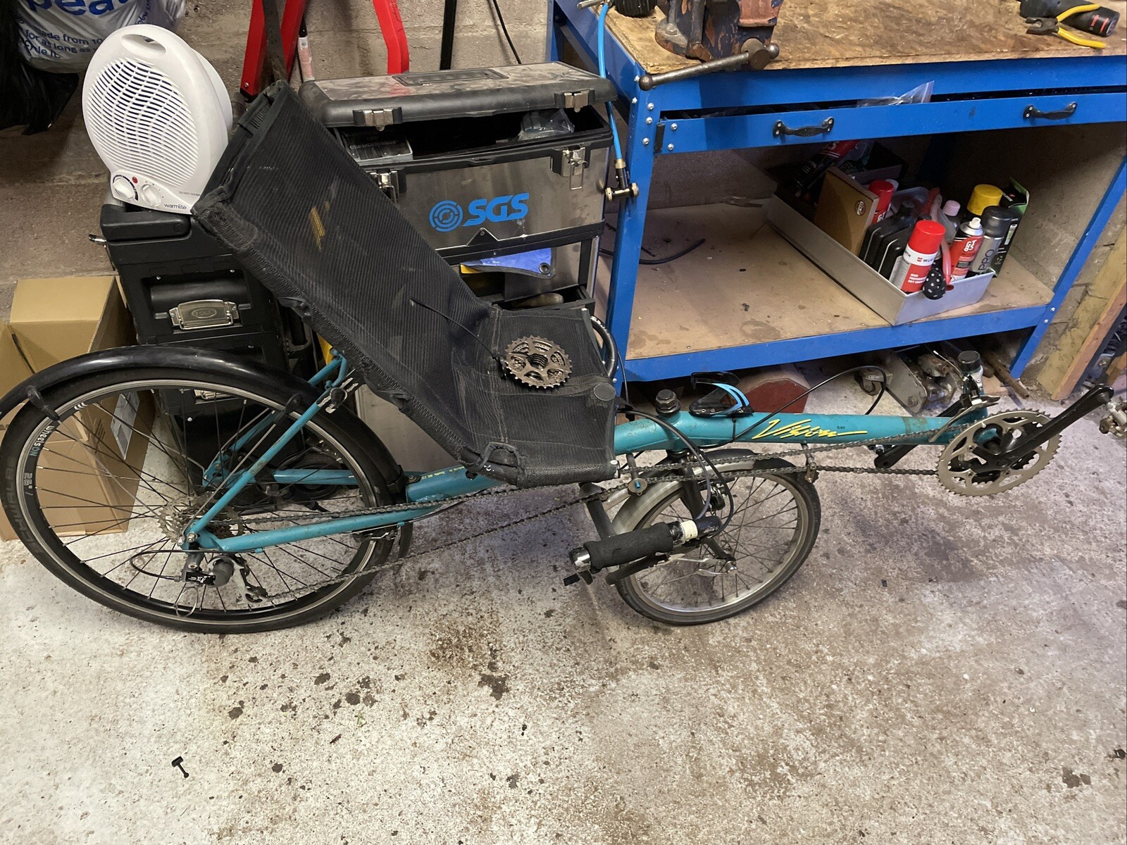 Vision R40 Recumbent Bike Zwift trainingroad Smart turbo Trainer