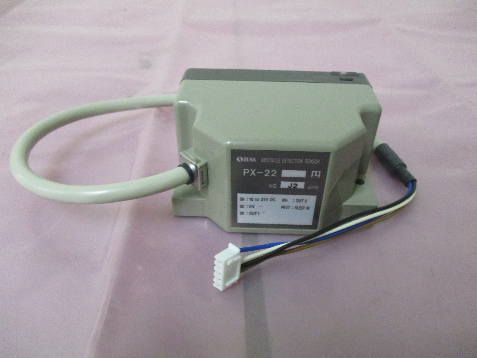 Obstruction Sensor Sunx PX-22, Asyst Shinko 3CL520A008400-02 Assembly, Obstruction Sensor ...