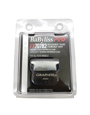BaByliss Pro Ersatzklinge FX Skelett Trimmer FX707B2 Deep Tooth Graphite 2