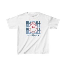 Baseball Vibes Kids Heavy Cotton  Tee