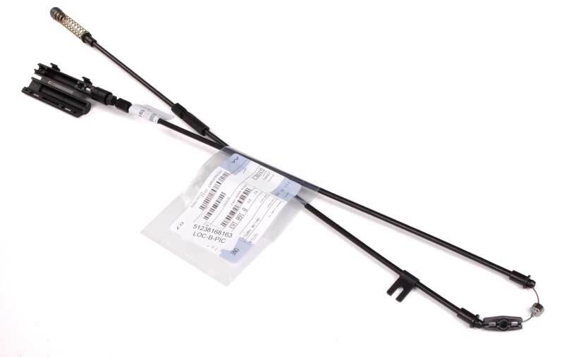 For BMW E38 740 750iL Center Hood Release Cable OES 51 23 8 168 