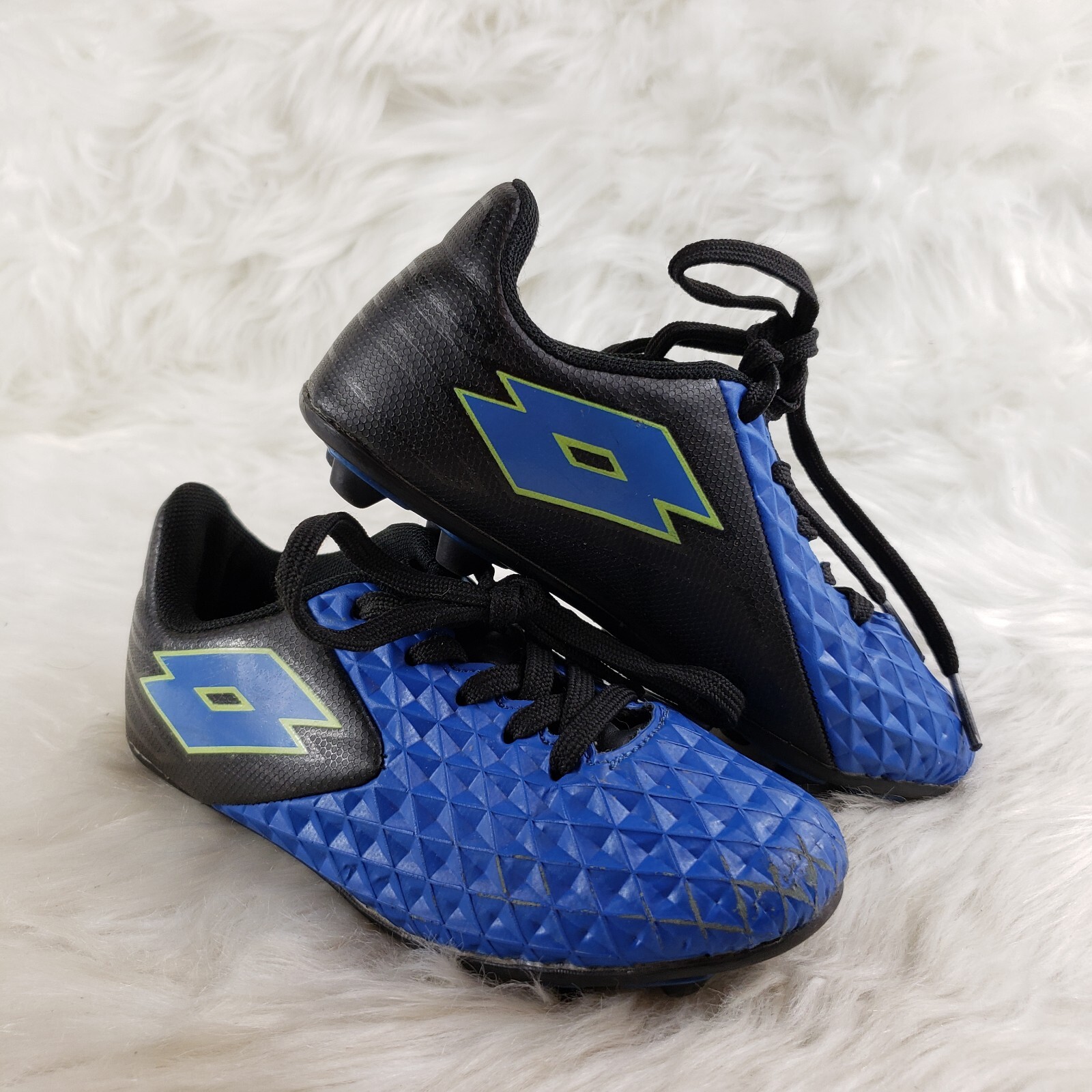 Lotto Forza Elite II Jr tacchetti calcio nero blu bambini taglia US 12