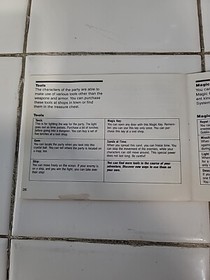 ULTIMA EXODUS : (NES , 1988) = **INSTRUCTION MANUAL ONLY **