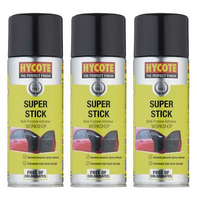 Hycote Workshop Super Stick Mehrzweckkleber - 1,2 Liter 400 ml x3