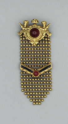 Vintage Smart And Stylish Regal Mesh Bar Pin Brooch #5276 Gift Box Free Shipping
