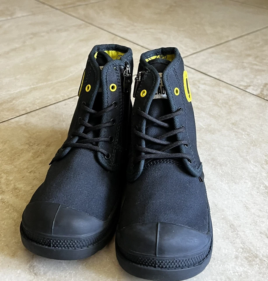 botas paladio infantes-26077-009-m-talla 8-negro Foto 2 de 4