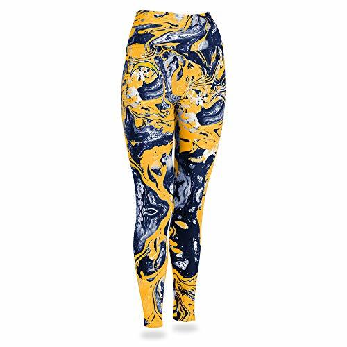 Женские леггинсы Zubaz NFL от команды Los Angeles Chargers Team Swirl