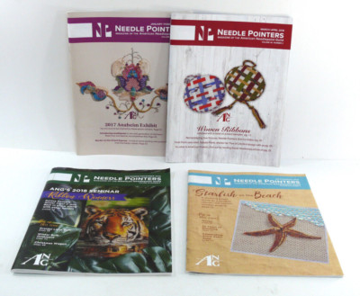 4 Needle Pointers Magazine 2018 Needlepoint Pattern Stitch Guide needlework
