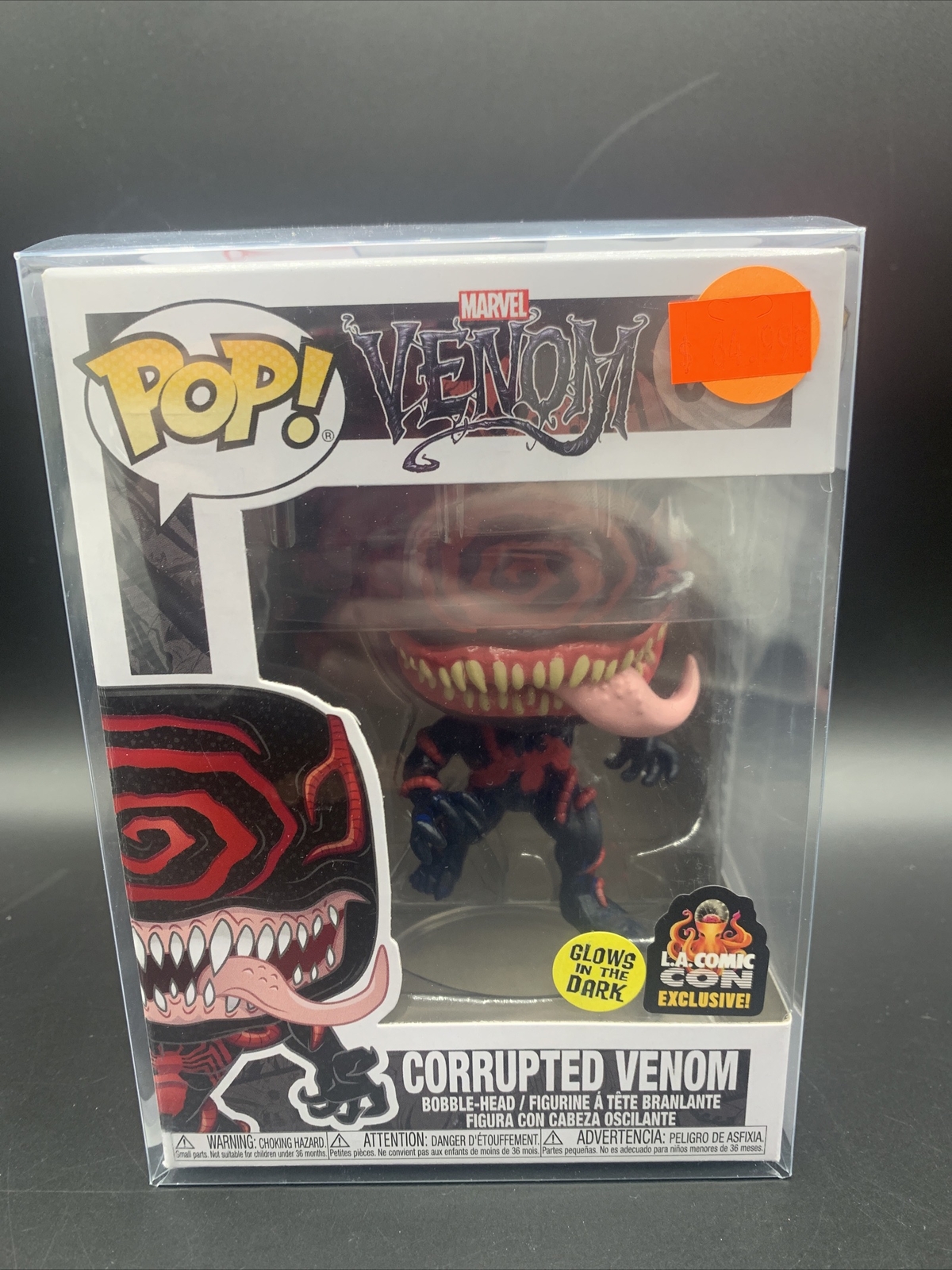 ¡Funko Pop Abovedado! - Figura De Vinilo Lacc Corrupted Venom (Glow In The Dark)