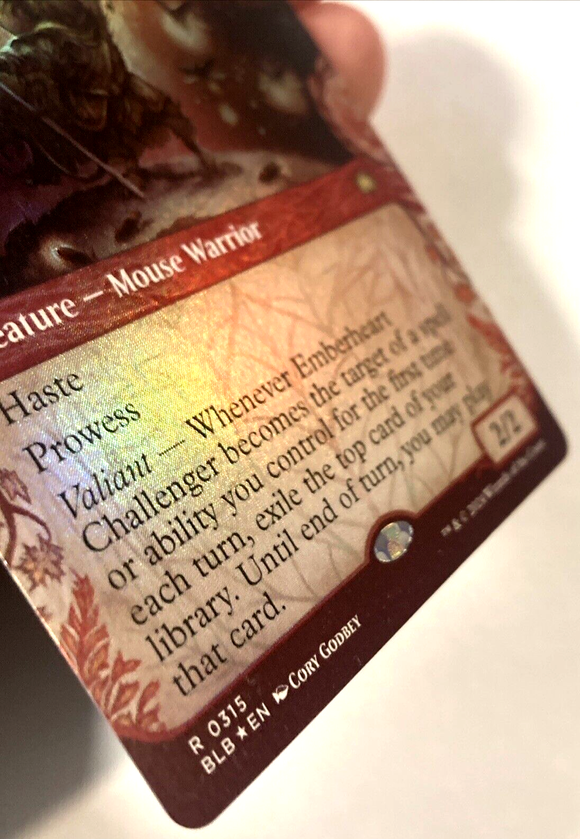 MTG Emberheart Challenger SHOWCASE FOIL Bloomburrow 0315 NM | eBay
