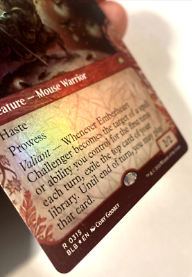 MTG Emberheart Challenger SHOWCASE FOIL Bloomburrow 0315 NM | eBay