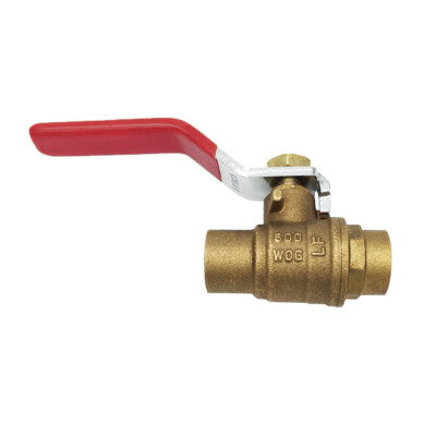 1 in. Brass SWT x SWT Full Port Ball Valve