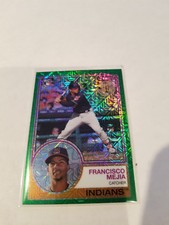 2018 Topps Series 1 1983 Chrome Francisco Mejia RC #47 Green 44/99 Indains