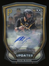 2015 Bowman Chrome Reese McGuire Bowman Scouts Updates Die-Cut Auto BSU-RM