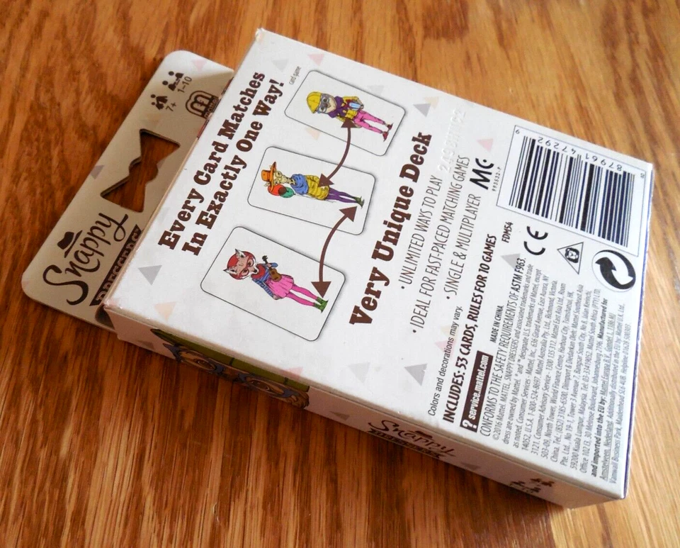 NEW (from the Makers of UNO) "Snappy Dressers" Card Game for 1-10 Players Age 7+ - Image 2 of 3