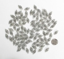NEW --PKG OF 100 TIBET SILVER 16 X 8 MM CHANDELIER EARRING CONNECTORS NICE