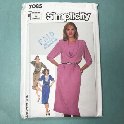 Simplicity Pattern #7085 - Misses' Dress - Sizes 10/12/14 ( also Petite)