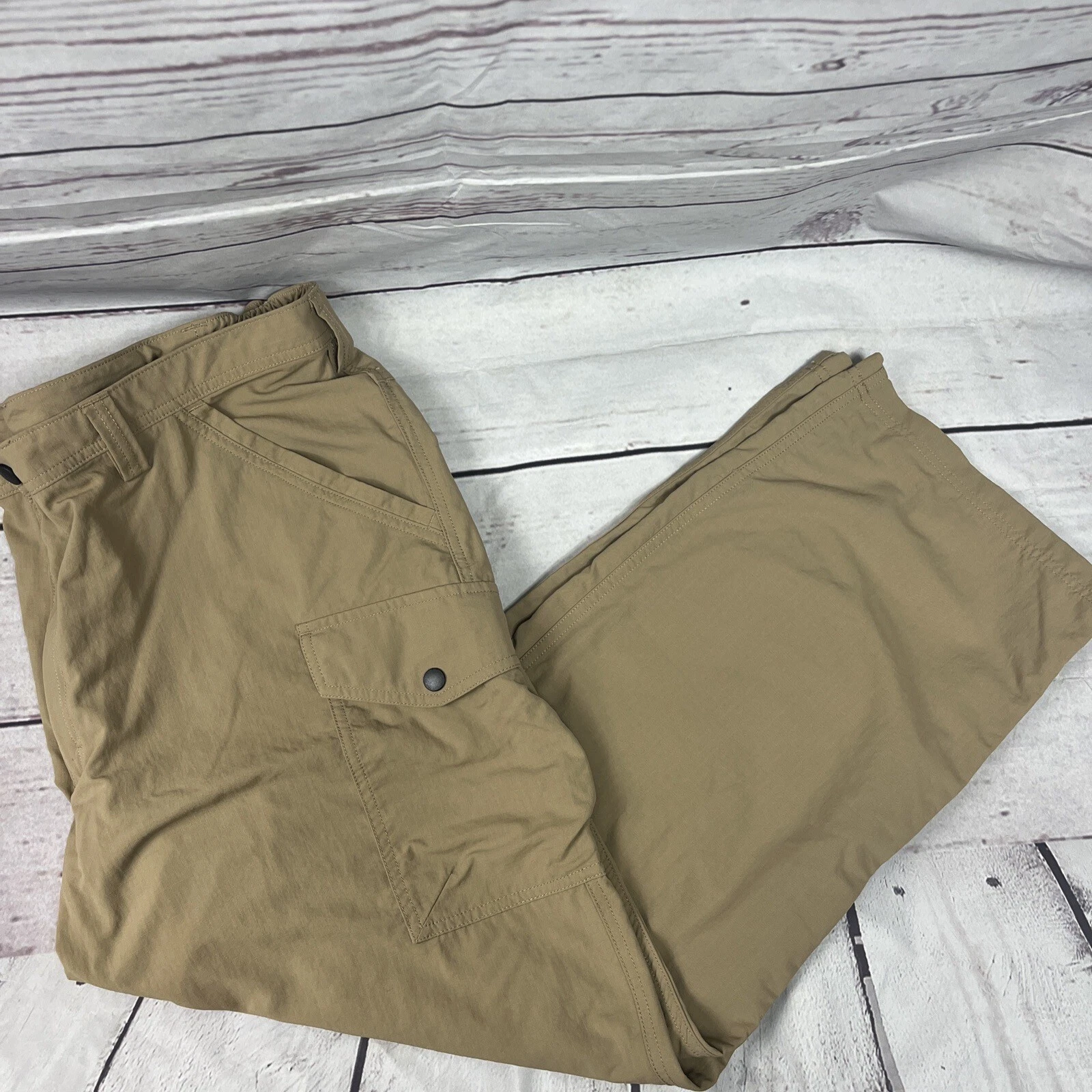 Duluth Trading Pants Men's 44x30 Tan Standard Fit Outdoor. 1