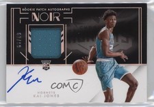2021-22 Panini Noir RPA Color 62/99 Kai Jones #373 Auto 0x6p