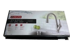 Delta Classic 1-Handle Pull-Down Kitchen Faucet Stainless Steel 19810-SS DST