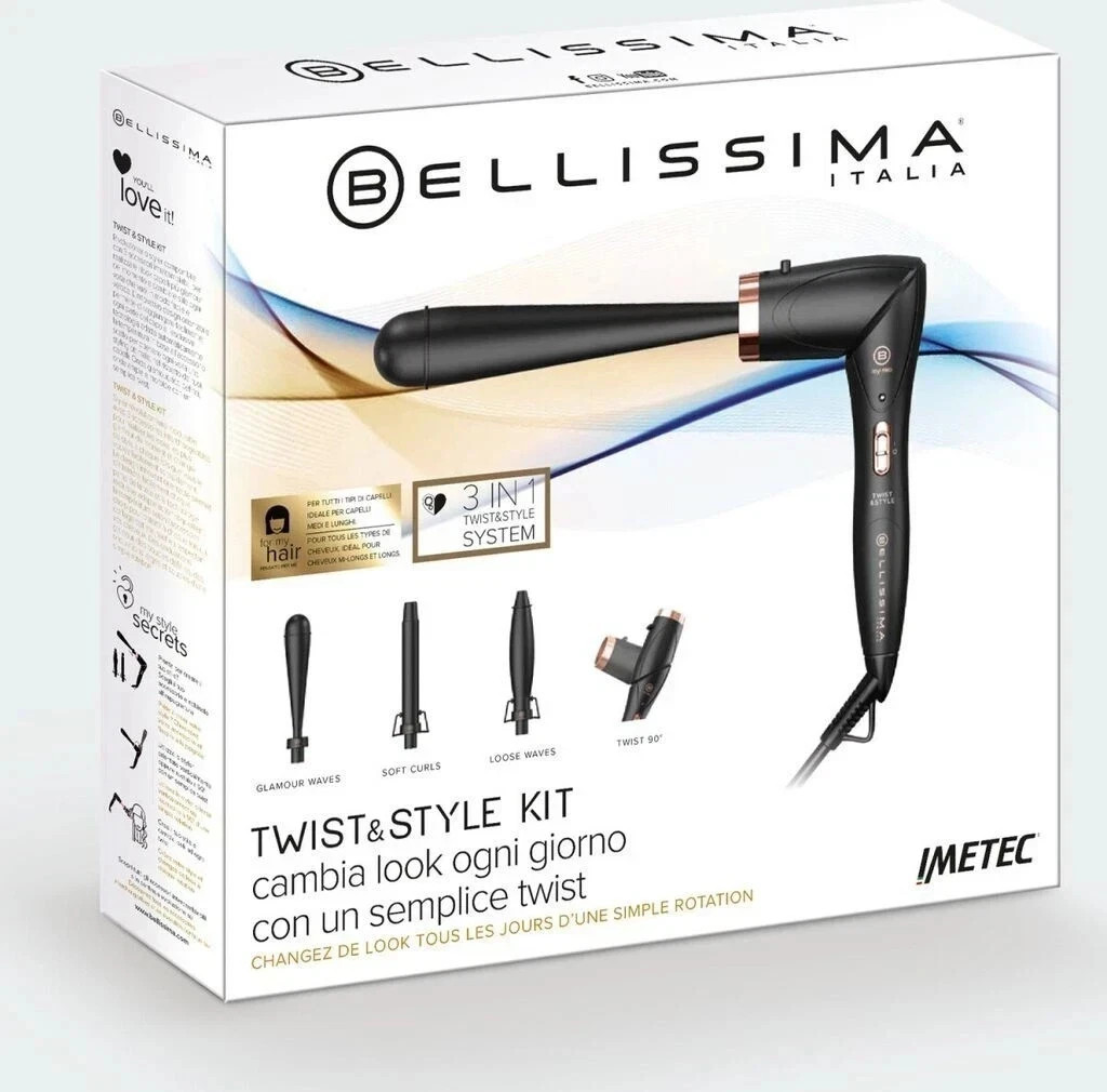 Imetec Bellissima My Pro Twist & Style - Styler Componibile 3 Acc.
