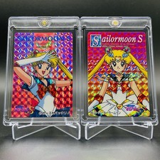 Sailor Moon Prism Card Set 2 Amada 1993 Sailor Stars Vintage Japan Rare