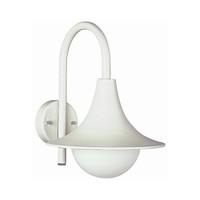 AußEnwandleuchte Typ Nr. 0669, Mit Bogenarm, IP44, E27 QA55 Max. 57W, Alu-Guss /