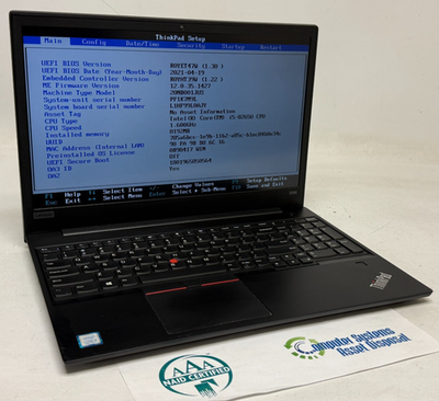 Lenovo ThinkPad E590 15.6