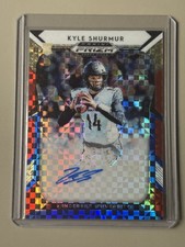 2019 Panini Prizm Draft Picks Kyle Shurmur #211 Red Prizm Auto 60/99 RC