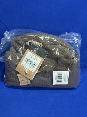 The North Face CRAGMONT Fleece Winter Beanie Hat Size L / XL Cap Smokey Brown