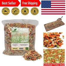 Convenient 2 Pound Vegetable Soup Blend - Dried Flakes for Ramen Emergencies