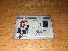 2011-12 Panini Titanium ERIK GUDBRANSON Rookie Reserve Jersey Auto #'d 041/100.