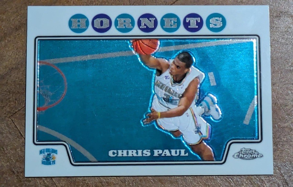 2008-09 Topps Chrome Chris Paul Refractor #1 Hornets